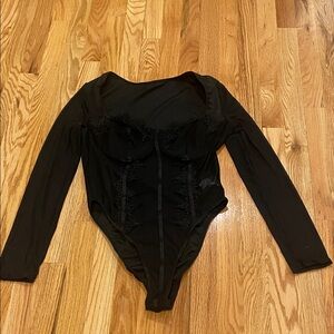 3 for 12 💗 SHEIN Curve Black Lace Bodysuit